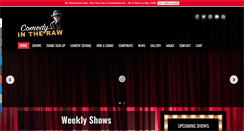 Desktop Screenshot of comedyintheraw.com.au
